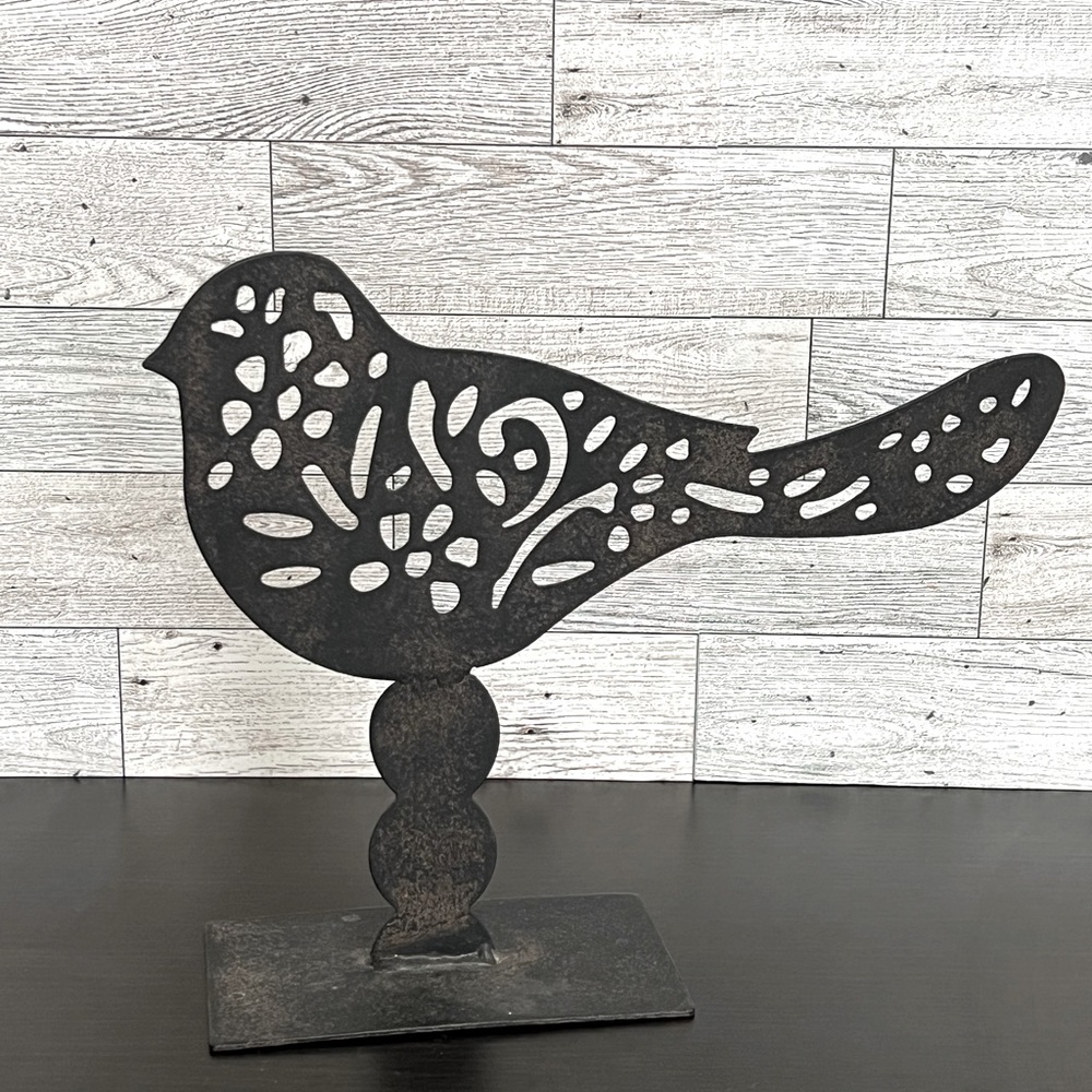 Bronzed Metal Bird